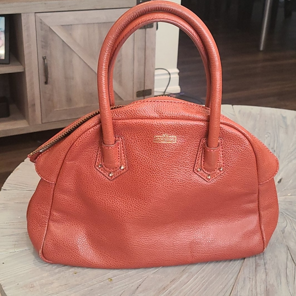 Henri Bendel burnt orange dr style purse